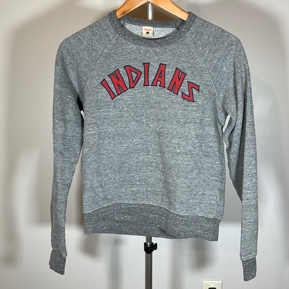 Cleveland Indians Guardians Homage Crew Neck Sweatshirt